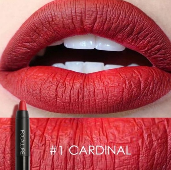 Focallure Matte Lip Crayon, Cardinal - Picture 2 of 3